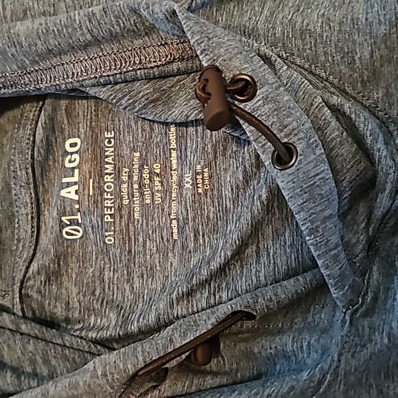 Mens hooded long sleeve tee - Picture 2 of 3